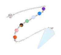 YOSADIER DIY Crystal Pendulum Hexagonal Pyramid Pendant for Chakra Healing and Meditation Accessories