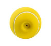 YOSADIER Dog Chew Sturdy in Tennis Shape Latex with Sound Production and Gum Massaging Features Interactive Chewing for Healthy Teeth Pet Suitable for Dogs and Pets