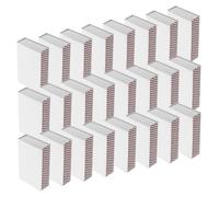 YOSADIER Empty Paper Matchstick Containers with Double Sided Striker 50Pcs Blank Sliding Match Boxes for Home Use and Decorative Crafting