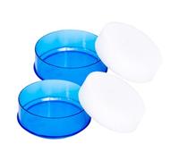 YOSADIER Finger Moistener Sponge 2pcs Round Shape for Office and Cash Handling Tasks Improving Work Efficiency with Easy Water Absorption