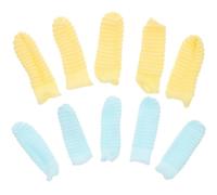 YOSADIER Finger Toothbrush Designed for Eliminating Bad Breath and Removing Grime for Dogs and Cats 10pcs Soft Polyester Material Suitable for Small and Large Dogs Dental Care