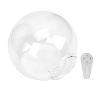 YOSADIER Glass Hanging Flower Vase Hydroponic Plant Pot Round Wall-mounted Container 11.5x12cm Home Decor Hanging Plant Holder for Succulents and Floral Display