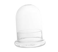 YOSADIER Glass Terrarium Bell Jar with Air Clear Ecological Bottle for Moss DIY Landscape Decoration Versatile Indoor Glass Plant Cloche for Home Tabletop and Desk Display