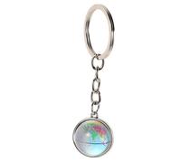 YOSADIER Globe Keychain 3D Earth Pendant Map Key Ring Purse Charm for Outdoor Activities Unique Planet Keyring
