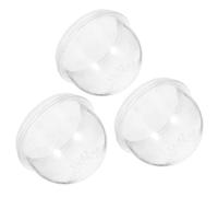 YOSADIER Hamster External Cage Plugs 3pcs Plastic DIY Accessories for Small Animals 2.36x2.36x1.77in Prevents Pet Escape for Pipes and Cages