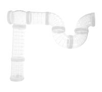 YOSADIER Hamster Tunnel Tube Transparent Plastic DIY Connection Kit for Small Animals and Rat Exercise with Easy Assembly in Various Living Spaces 9.45 * 2.16In