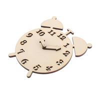 YOSADIER Handmade Wooden DIY Clock for Preschool Early Math Learning Replaceable Busy Board Parts Paint Educational for Teaching and Cognitive Skill Development at Home School