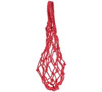 YOSADIER Hanging Chicken Veggie Feeder Red Poultry Feeding Net Bag Fruit Holder for Coop Boredom Relief and Fresh Food Access