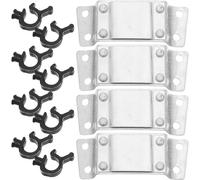 YOSADIER Hard Hat Clips for Headlamp with Aluminum Alloy Material and Quick Installation, Secure Battery Cable Management for Professionals in Lowlight Operations and Harsh Environments