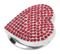 YOSADIER Heart Shaped Car Engine Start Button Cover Decorative Push Button Protector with Rhinestone Bling Scratch Resistant Zinc Alloy Auto Ignition Switch Accessory for Vehicle Models