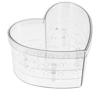 YOSADIER Heart Shaped Decorative Box Acrylic Preserved Flower Box for Eternal Flower Arrangements