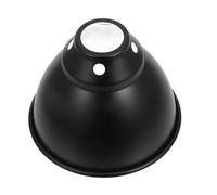 YOSADIER Iron Reptile Lampshade Protector for Turtle and Lizard, Black Heating Lamp Cover with Insulation and Light Utilization, Suitable for E27 Lamp Holder, for Reptile Box Heating