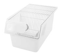 YOSADIER Laboratory Mouse Breeding Cage with Secure Lid Closure and Ventilated Wire Mesh Structure, Pp and Stainless Steel Material, Optimized for Rat and Mouse Colony Management