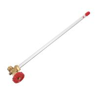 YOSADIER Liquid Level Indicator for Boilers and Water Tanks, 1/2 Inch Visual Gauge with Plastic and Copper Construction, Efficient Operation and Noninvasive Monitoring, for Commercial Use