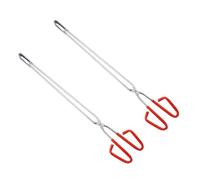 YOSADIER Litter Picker and Garbage Pliers 2pcs Stainless Steel Trash Clamps with Ergonomic Handles for Outdoor Cleanup and Waste Collection Tools