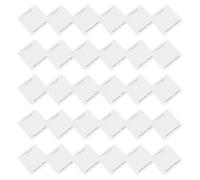 YOSADIER Manicure Display Card 40pcs White Paper Nail Tips Display Cards for Nail Sample Cards Organized System
