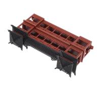 YOSADIER Micro Miniature Garden Pavilion Model, Ancient Chinese Corridor Architecture, Plastic Micro Building for Home and Office Display,