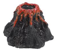 YOSADIER Miniature Volcano Statue Decor for Aquariums and Fish Tanks Resin Volcano Model with Weatherproof Construction and Lightweight Design Artistic Garden Ornament and Outdoor