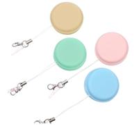 YOSADIER Mobile Phone Screen Cleaner Wipes Removes Fingerprints 4pcs Macaron Random Color with Keychain Lanyard Silicone and Pp Material Convenient to Carry Suitable for Computer Screens and Laptops