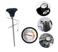 YOSADIER Multipurpose Stainless Steel Food Probe Thermometer with Silicone Cover and Clip Instant Read Cooking Thermometer for Drinks Meat Pizza No Battery Required Accurate Temperature