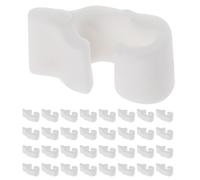 YOSADIER Pet Fence Clasp 48Pcs Plastic Connectors White for Mesh Panel Assembly Suitable for DIY Modular Storage and Playpen
