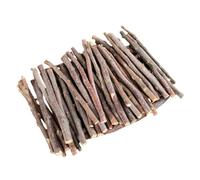 YOSADIER Pet Teething Sticks 200g Wood Molar Treats for Small Hamsters Chinchillas and Rabbits Natural Chew for Teeth Grinding Home Use