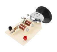 YOSADIER Physics Classroom Electric Bell Demonstrator with Broad Power Compatibility Adaptable Dc Operation Quick Integration Electromagnetism Experiment Kit for Group Science Teaching