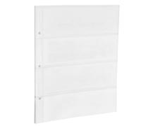 YOSADIER PVC Paper Money Protective Sleeves for Banknotes, 10 Pages Per Pack, Easy-to-use Page Inserts with Protective Covers, Suitable for Banknote Storage and Collecting Albums