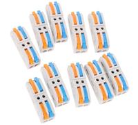 YOSADIER Quick-Connect Electrical Connector Blocks 10Pcs with Terminal Block for DIY Home and Automotive Wire Installation