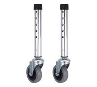 YOSADIER Replacement Wheels for Walkers and Rollators, Aluminium Alloy Caster Wheels with 360 Degree Swivel Rotation, Security and Stability for Seniors in Homes and Hospitals
