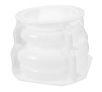 YOSADIER Roman Column Base Mold with Polished Finish Durable Plastic Form for Garden Decor Monuments Architectural Projects Easy Assembly Classic Roman Style for Residential and Commercial