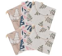 YOSADIER Sanitary Napkin Storage Bags for Outdoor and Travelling 6pcs Wear Resistant Cotton Pouches with Pattern, Convenient for Holding and Carrying Assorted Style for Women