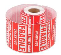 YOSADIER Shipping Fragile Warning Labels 250 Self-Adhesive Packaging Stickers for Moving Boxes and Parcels, Sturdy Caution Fragile Stickers for Mailing and Handling