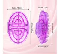 YOSADIER Silicone Massage Tool Acupoint Brush for Back Legs Arms and Body Parts Ergonomic Handle Manual Massage with Multiple Contacts for Home Or Salon Use