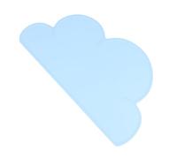YOSADIER Silicone Pet Feeding Mat Cloud Shape for Dogs Food Bowl Placemat with Non-slip Surface and Mess Protection for Feeding Time