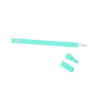 YOSADIER Silicone Protective Case Set in Mint Green 3 Pcs Anti-scratch and Anti-lost Features, round Nib Cover and Pen Sleeve for Stylus Pen and Pencil Nib Suitable for Apple Pencil 2