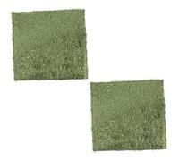 YOSADIER Simulated Moss Carpet Reptile Mats for Tortoise and Amphibians, 2pcs 30x30cm Moisturizing Fake Lawn Natural-looking Crawling Pet Bedding