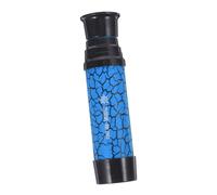 YOSADIER Telescopic Monocular Telescope Toy for Kids, Compact Acrylic Handheld Optical Scope Educational Scientific Toy Accessory, Foldable Blue Crackle Design for Children’s Outdoor Play