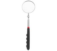 YOSADIER Telescoping Auto Inspection Mirror for Vehicle with Adjustable Length round Black Plastic Design Easy to Operate Tool for Car Inspection