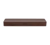 YOSADIER Wooden Clamshell Walnut Pen Slot Single Organizer Storage Magnetic | Vintage Black Finish, Display Pen Safely, Easy to Carry, One Piece Organizer Box