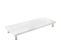 YOSADIER Wooden Computer Monitor Stand Riser for Home and Office, Desktop Monitor Riser with Additional Storage Space, Simple Elegant Design to Reduce Neck and Eye Strain