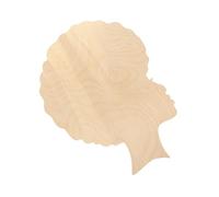 YOSADIER Wooden DIY Craft Template for Arts and Crafts, Natural Delicate Wood Pendant Stencil, Creative Unfinished Wood Template Suitable for DIY Woodwork and Decorative Projects