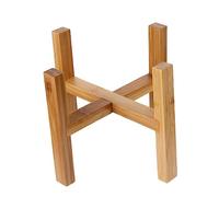 YOSADIER Wooden Flower Pot Stand Planter Rack with High Load Capacity for Indoor Outdoor Use Simple Style Bonsai Holder for Patio Office Decoration