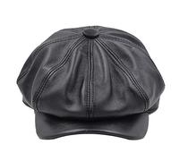Yosang Fashion Men's Leather Classic 8 Panel Gatsby Newsboy Ivy Hat