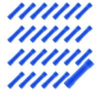 Yosawo 100-pieces Insulated Straight Wire Butt Splice Connector Electrical Crimp Terminal Connectors Assortment Kit 16-14 AWG (PTL)