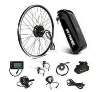 YOSE POWER 26'' Ebike 36V 250W Front Motor Bicycle E-Bike Hub Conversion Kit with Integrated Controller Hailong Plus 36V 15.6Ah Battery DIY E-Bike LCD Display