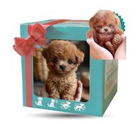 YOSEDVCB 2025 New AI Robot Dog, Ai Robot Dog Realistic, Interactive Plush For Adults,That Acts Like A Real Puppy - Walking, Barking, Tail Wagging,Interactive Robotic Pet(B#brown)