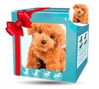 YOSEDVCB 2025 New AI Robot Dog, Ai Robot Dog Realistic, Interactive Plush For Adults,That Acts Like A Real Puppy - Walking, Barking, Tail Wagging,Interactive Robotic Pet(A#yellow)