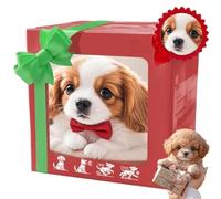 YOSEDVCB 2025 New AI Robot Dog, Ai Robot Dog Realistic, Interactive Plush For Adults,That Acts Like A Real Puppy - Walking, Barking, Tail Wagging,Interactive Robotic Pet(E#white-brown)