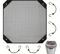 YOSEDVCB Air Conditioner Covers For Outside Units, Durable Waterproof Mesh Air Conditioner Covers For Outside, All-Season Durable Leaf Guard,Prevent Fallen Snow Leaves Entering(Gray,26 * 26in)